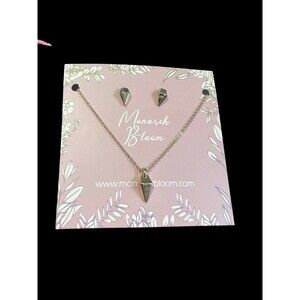 MONARCH BLOOM SHINE BRIGHT NECKLACE + EARRING SET *SINGLESWAG